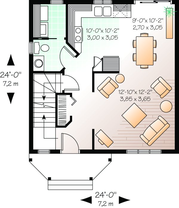 Plan No.140972 House Plans by WestHomePlanners.com