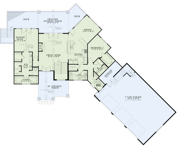 15 House Plan With 45 Degree Garage