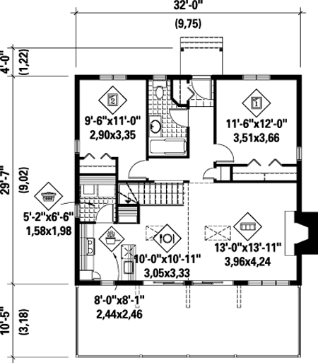 Plan No.179016 House Plans by WestHomePlanners.com